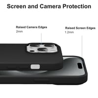 Husă Jrkvniv pentru iPhone 15 Pro cu șnur, Negru - Husă pentru telefon mobil cu cordon, Husă cu curea de mână 5