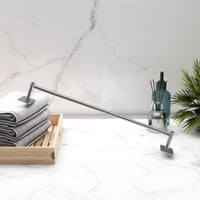 JS Öntapadós Törölközőtartó, Rozsdamentes Acél, 55 cm, Fúrás Nélkül 4