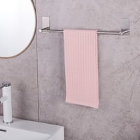 JS Öntapadós Törölközőtartó, Rozsdamentes Acél, 55 cm, Fúrás Nélkül 7