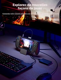JSAUX HB0609 6 az 1-ben dokkoló állomás HDMI 4K@120Hz, Gigabit LAN, USB-C 3.2, 100W PD - fekete 5