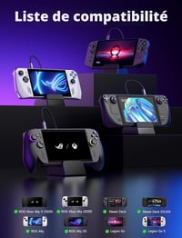 JSAUX HB0609 6 az 1-ben dokkoló állomás HDMI 4K@120Hz, Gigabit LAN, USB-C 3.2, 100W PD - fekete 3