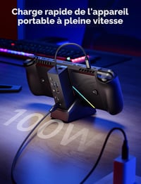 JSAUX HB0609 6 az 1-ben dokkoló állomás HDMI 4K@120Hz, Gigabit LAN, USB-C 3.2, 100W PD - fekete 8