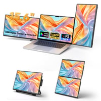 JSAUX FlipGo Horizon Pro Rozširujúci monitor k notebooku 15,6" FHD 1080P s magnetickým zámkom, trojitý monitor pre notebooky 13"-16", Windows/MacOS 1