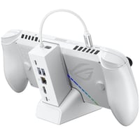 JSAUX HB0609 6-v-1 dokovacia stanica pre ROG Ally X / Steam Deck / Legion Go – HDMI 4K@120Hz, Gigabit Ethernet, USB-A a USB-C 3.2, 100W nabíjanie – biela 1