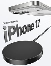 JSAUX MagSafe mágneses vezeték nélküli töltőpad 2 db - fekete 2