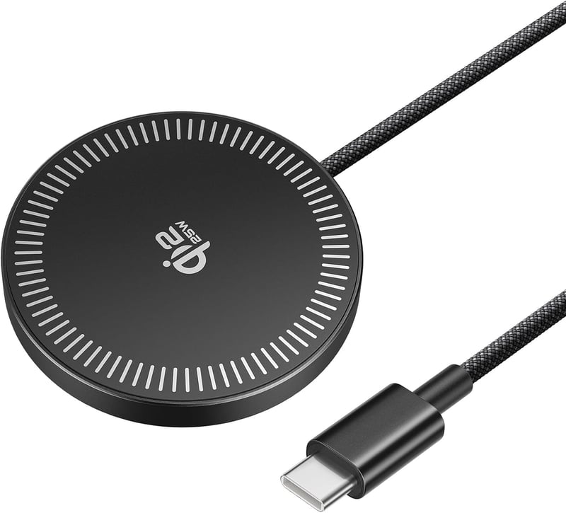 JSAUX Qi2 25W MagSafe vezeték nélküli töltőalap iPhone és AirPods készülékekhez