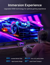 JSAUX RGB dokkoló Steam Deck OLED/ROG Ally 12az1-ben 4K 120Hz HDMI DisplayPort Gigabit Ethernet 3