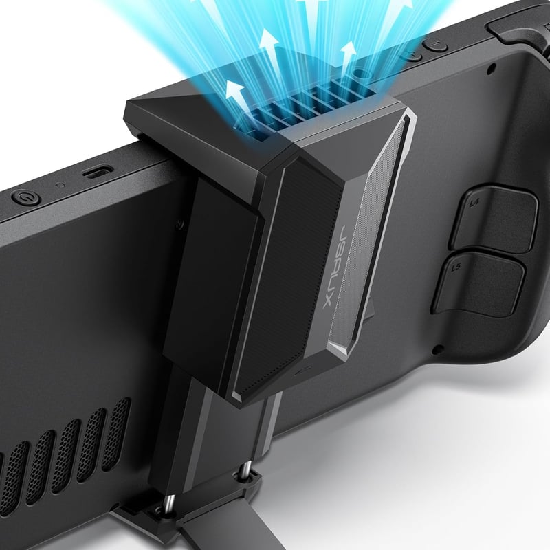 JSAUX Steam Deck hűtőventilátor állvánnyal, gaming cooler kiegészítő