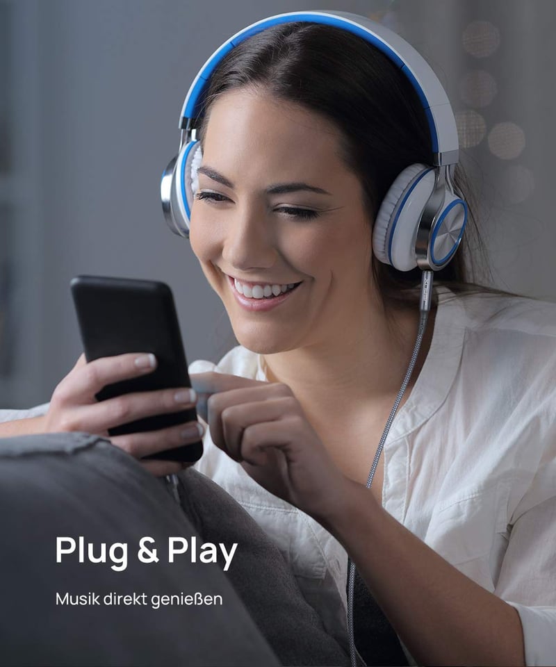 JSAUX USB C - 3.5mm Jack Aux Kábel 2m - Tartós Fém Audió Adapter iPhone 16/15, Galaxy S23, Huawei Telefonokhoz, Autós Hangszórókhoz