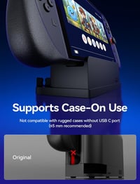 JSAUX USB-C hosszabbító kábel állvánnyal Switch 2 dokkhoz, 4K, gyorstöltés - 35 cm 3