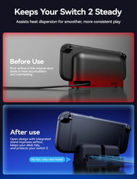 JSAUX USB-C hosszabbító kábel állvánnyal Switch 2 dokkhoz, 4K, gyorstöltés - 35 cm 7