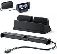 JSAUX USB-C hosszabbító kábel állvánnyal Switch 2 dokkhoz, 4K, gyorstöltés - 35 cm 9