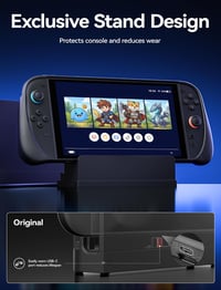 JSAUX USB-C hosszabbító kábel állvánnyal Switch 2 dokkhoz, 4K, gyorstöltés - 35 cm 6