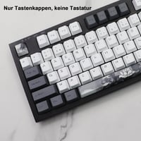 JSJT Ink Lotus ISO Francia PBT Keycaps OEM profil Cherry MX mechanikus billentyűzethez 2