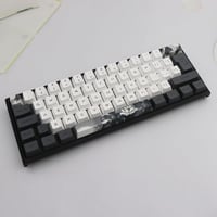 JSJT Ink Lotus PBT Mechanikus Billentyűzet Keycap szett 140 gomb OEM profil 7
