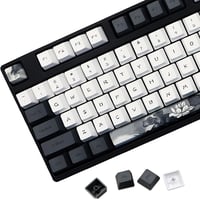 JSJT Ink Lotus PBT Mechanikus Billentyűzet Keycap szett 140 gomb OEM profil 1
