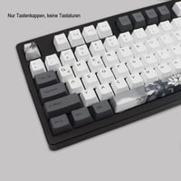 JSJT Ink Lotus PBT OEM Billentyűzet Keycap Készlet 140 Gomb Német Kiosztás 2