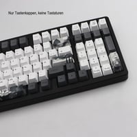 JSJT Ink Lotus PBT OEM Billentyűzet Keycap Készlet 140 Gomb Német Kiosztás 4