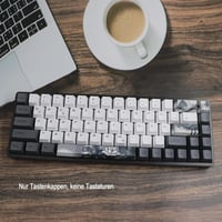JSJT Ink Lotus PBT OEM Billentyűzet Keycap Készlet 140 Gomb Német Kiosztás 7