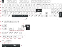 JSJT Space Theme PBT Keycaps 138 Billentyű Cherry Profile Mechanikus Billentyűzet 6