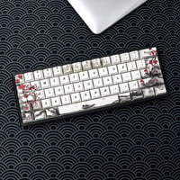 JSJT Szilva Virág 60% PBT Keycap szett Cherry MX mechanikus billentyűzethez - 80-us 4
