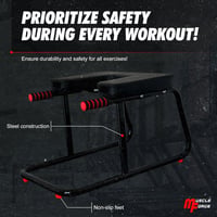 JSM FITNESS Fejenállás Szék - Acél Jóga Pad Inverziós Gyakorlatokhoz, Fekete Csúszásgátló Szőnyeggel, Otthoni Core Edzéshez, Stabil Szerkeze - Black, 64 cm x 43 cm x 37 cm, Modern 4