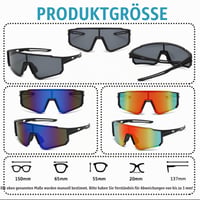 JSTHHTT Súprava 3 kusov polarizovaných športových slnečných okuliarov – Vetruodolné cyklistické okuliare pre mužov a ženy s UV400 ochranou na outdoorové aktivity 2