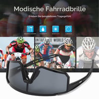 JSTHHTT Súprava 3 kusov polarizovaných športových slnečných okuliarov – Vetruodolné cyklistické okuliare pre mužov a ženy s UV400 ochranou na outdoorové aktivity 3