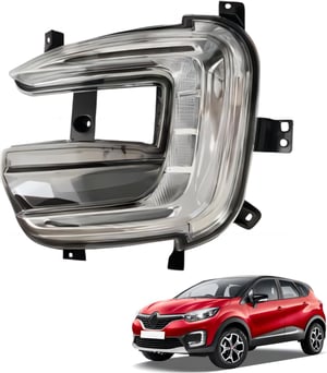JSUDQR lijevo svjetlo za maglu za Renault Captur - crno (XF921-003)