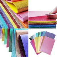 Jtnohx Csillámos Filc Készlet - 20 db 20x30 cm-es Filcanyag Kézműveskedéshez, Dekorációhoz, Partikhoz és Ünnepi Projektekhez 6