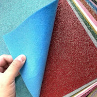Jtnohx Csillámos Filc Készlet - 20 db 20x30 cm-es Filcanyag Kézműveskedéshez, Dekorációhoz, Partikhoz és Ünnepi Projektekhez 3