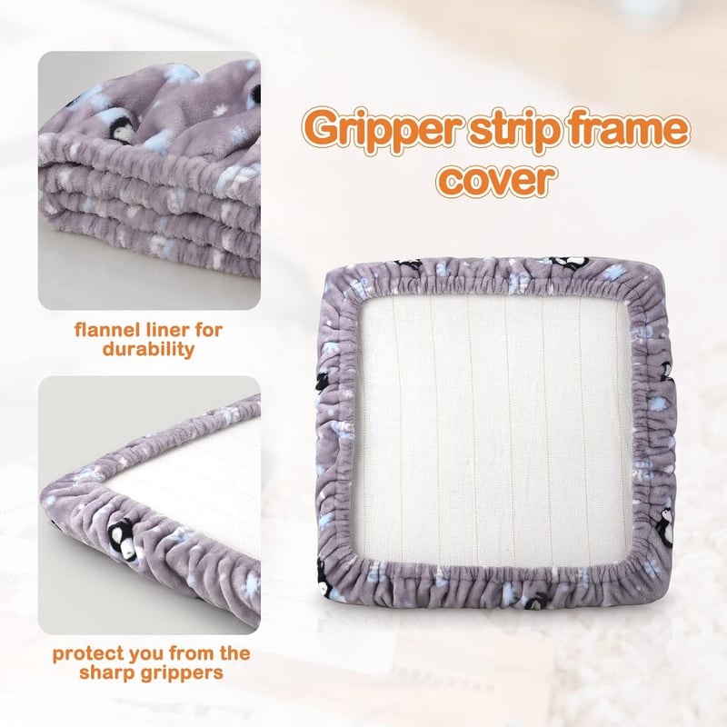 JTVTW Gripper Frame Tűzőkeret Fedéllel - Punch Needle Hímzéshez, Kézimunkához (40 x 40 cm) Rögzítőkeret
