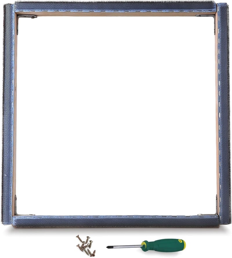 JTVTW Gripper Frame Tűzőkeret Fedéllel - Punch Needle Hímzéshez, Kézimunkához (40 x 40 cm) Rögzítőkeret