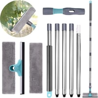 Jubor 2in1 Ablaktisztító Teleszkópos Nyéllel 23-200cm Ablakmos Szerszám 1