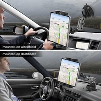 Jubor 360° Forgó Autós Tablet Tartó iPad Air Mini Galaxy 4.7-12.9" 2