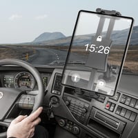Jubor 360° Forgó Autós Tablet Tartó iPhone iPad 4.7-13.5" Univerzális 7
