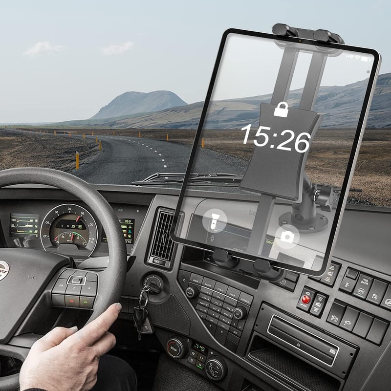 Jubor 360° Forgó Autós Tablet Tartó iPhone iPad 4.7-13.5" Univerzális