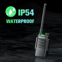 Sada vysielačiek JUCJET EP31, 4 ks, IP54 vodoodolné PMR446 vysielačky, USB nabíjacia stanica, nabíjací kábel typu C, slúchadlá, čierne 4
