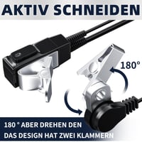 JUCJET Súprava 6 kusov náhlavných súprav s akustickým zvukovodom pre vysielačky Baofeng UV5R, UV5RE, BF-88E, BF-888S, 888S 5