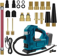 JUDANNA akkus kerékpumpa Makita 18V akkuhoz - digitális nyomásmérővel, LED lámpával (akku nélkül) 1