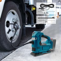 JUDANNA akkus kerékpumpa Makita 18V akkuhoz - digitális nyomásmérővel, LED lámpával (akku nélkül) 4