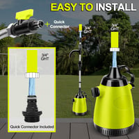 JUDANNA 18V Akkus Merülő Szivattyú Esővízhez 5000 L/h Áramlás 300W 6