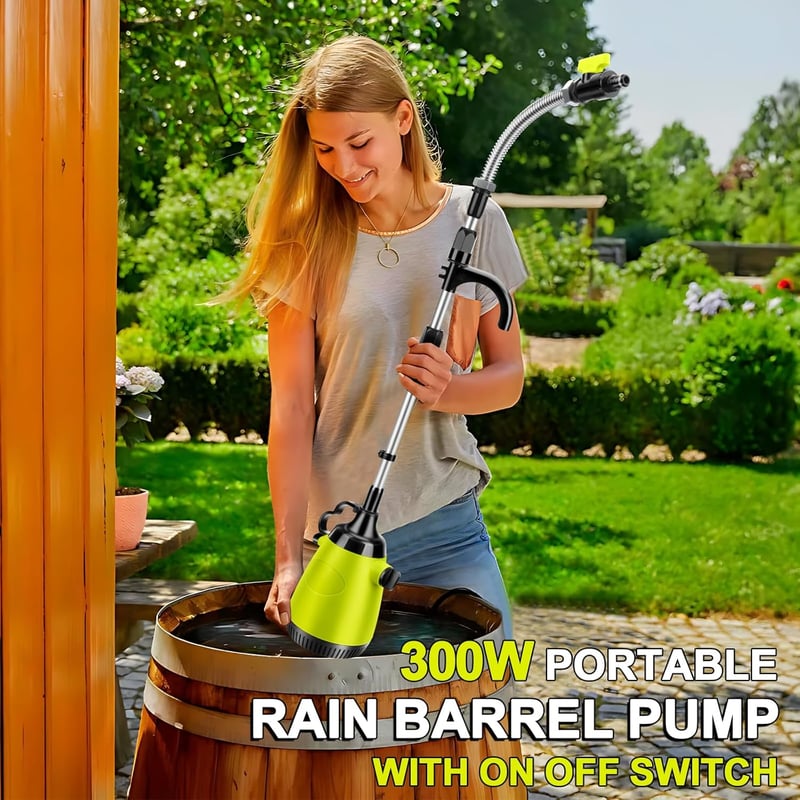 JUDANNA 18V Akkus Merülő Szivattyú Esővízhez 5000 L/h Áramlás 300W