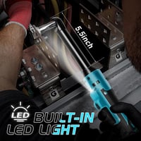JUDANNA 3/8" Akkus Racsnis Kulcs Makita 18V 80Nm Dugókulcs Szett 7 Részes Adapter Nélkül Akkumulátor 2