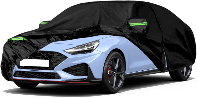 JUDANNA Vízálló Autótakaró Hyundai i30/i30 N 2011-2025 Teljes Garázstakaró Hó Eső Porsz