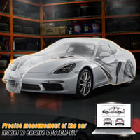 JUDANNA Vízálló Autótakaró Porsche 718 Boxster/Cayman 1997-2025 Cipzárral 6