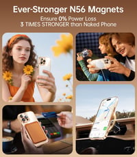 Jueshituo 3-in-1 Tok iPhone 16 Pro Max Katonai Védelem MagSafe Kompatibilis Ütésálló Kameravédő Titán Sivatagi Homok 3
