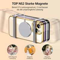 JUESHITUO iPhone 14 Pro Max Tok MagSafe Kompatibilis Kamera Védelem Erős Mágnes Karcolásvédő Női Telefontok Arany 6.7" 5
