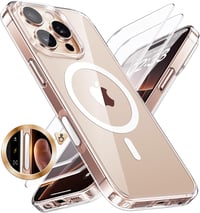 JUESHITUO iPhone 16 Pro Max Tok Kamera Gombbal, MagSafe Kompatibilis Katonai Szabványú Ütésálló Karcolásvédő Mobiltelefon Védőtok 1