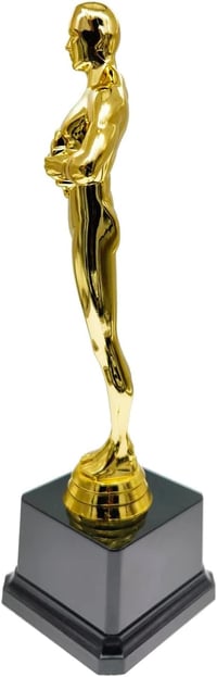 JUHONNZ 26 cm Arany Trófeafigura Sportversenyre, Bajnoki Kupa Díj Gyerekeknek és Férfiaknak - gold, 26 cm 5